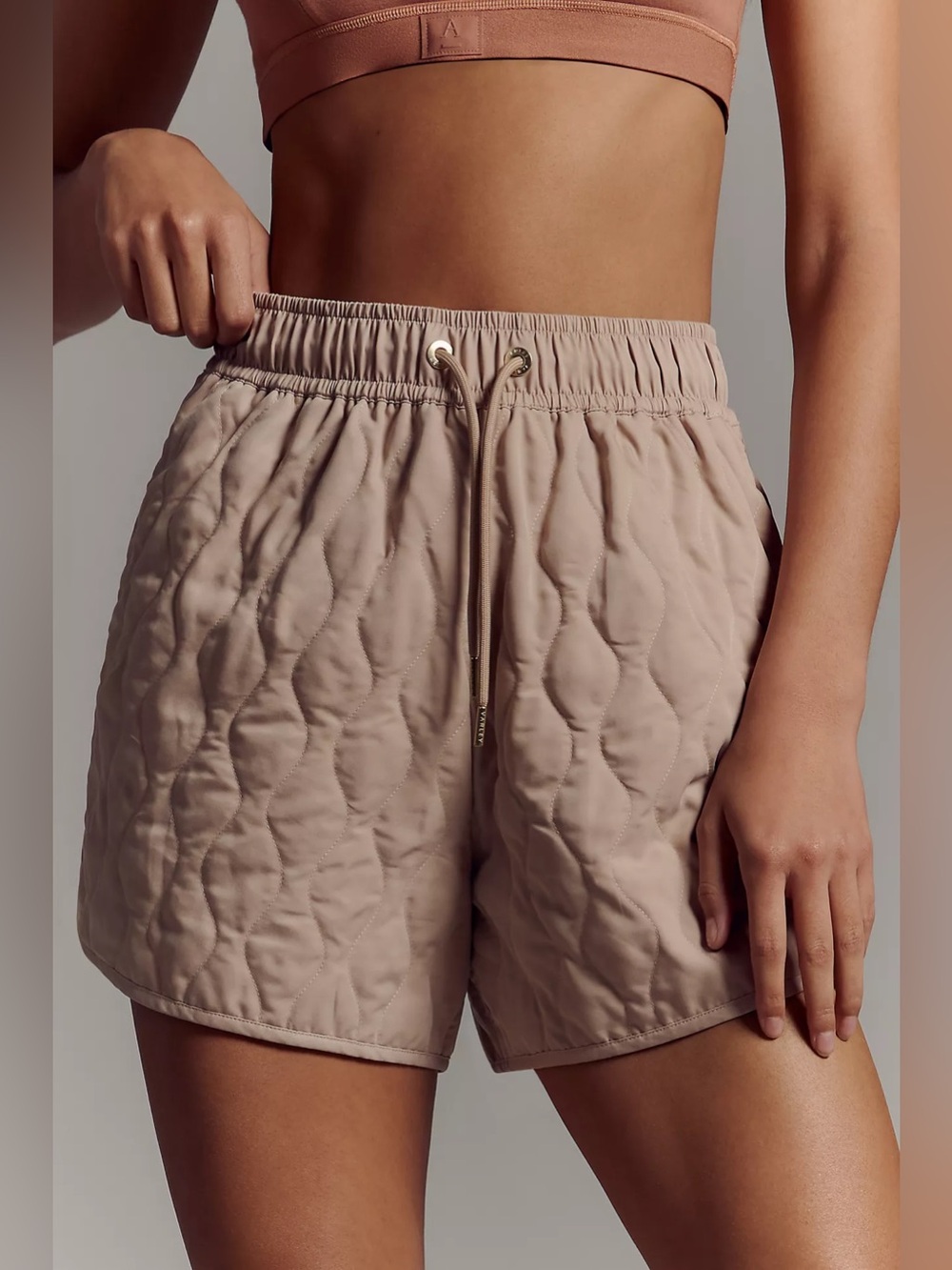 New Varley Catrine Quilted Shorts size M